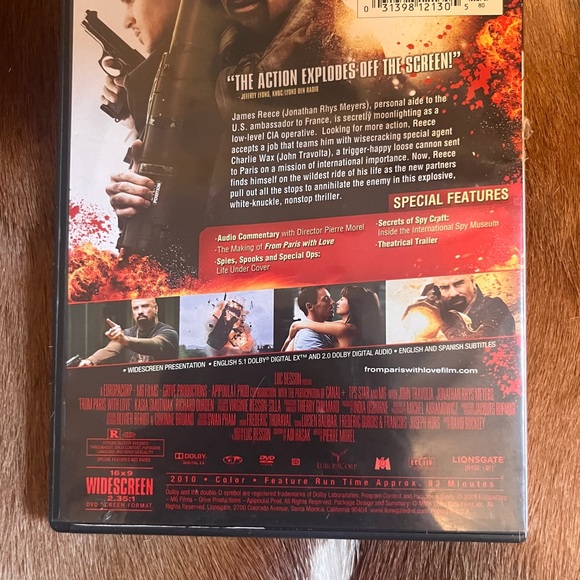 🆕 “From Paris with Love” action thriller DVD 📀 - Picture 9 of 12
